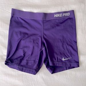 Nike pro spandex shorts